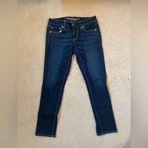 American Eagle Dark Wash Skinny Stretch Jeans Women’s Size 4